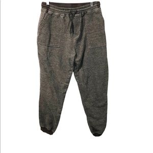 MARINE LAYER Jogger Heathered Gray Womens Medium Drawstring Waist Sweatpants 29”
